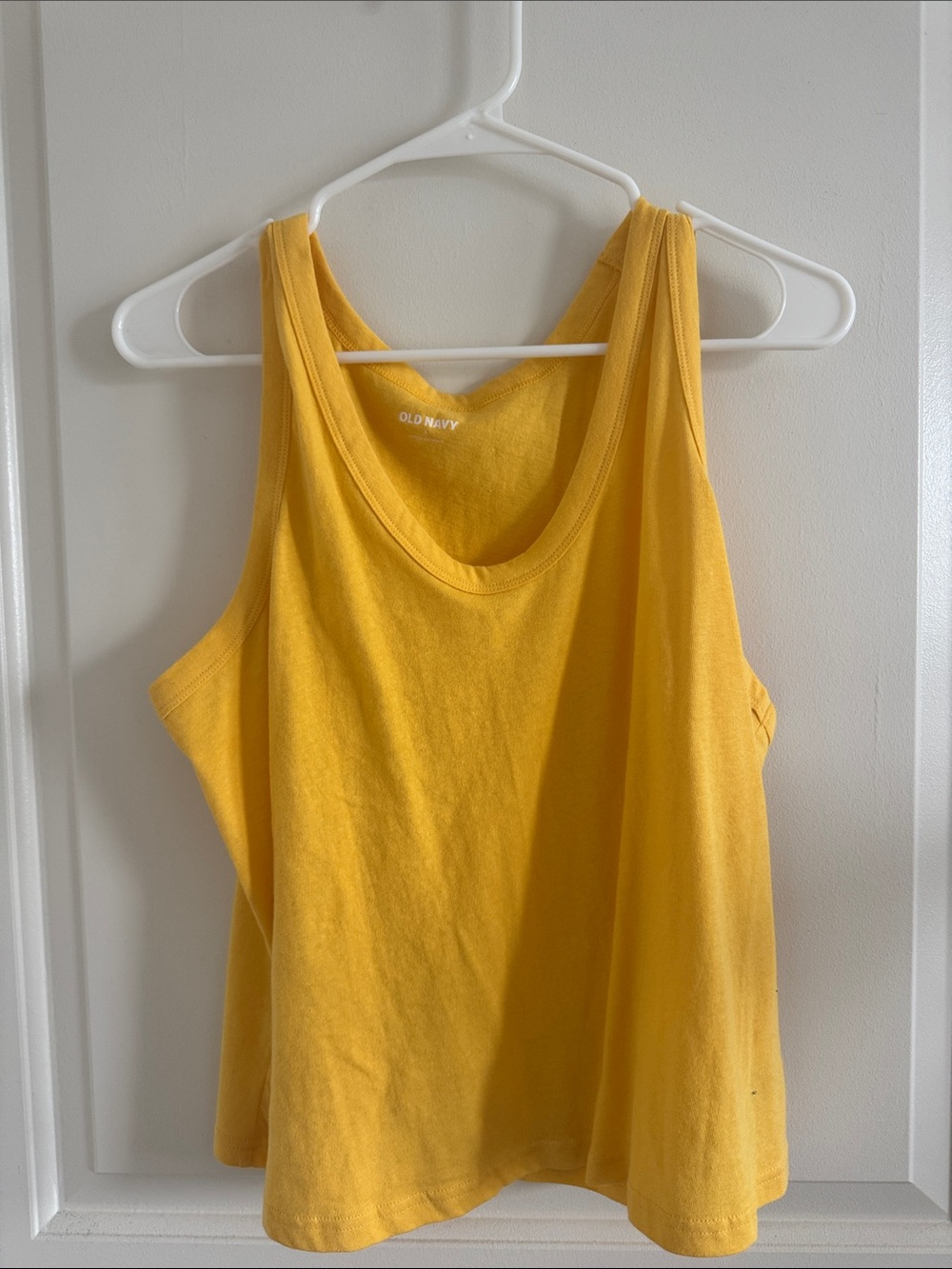 Old Navy Bright Yellow Scoop-Neck Tank